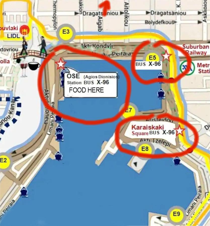 Port Very Near Fast Wi-Fi Netflix Room1 Pireus Zewnętrze zdjęcie